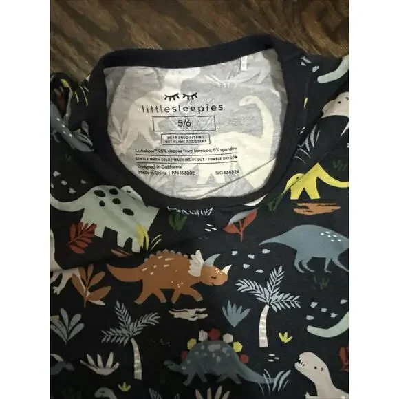 Little Sleepies 5/6 Jurassic Jungle Dino Short Set 
Ask me my favorite print! ;) - Picture 4 of 6